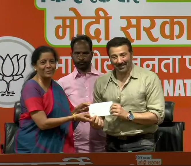 Actor Sunny Deol joins BJP