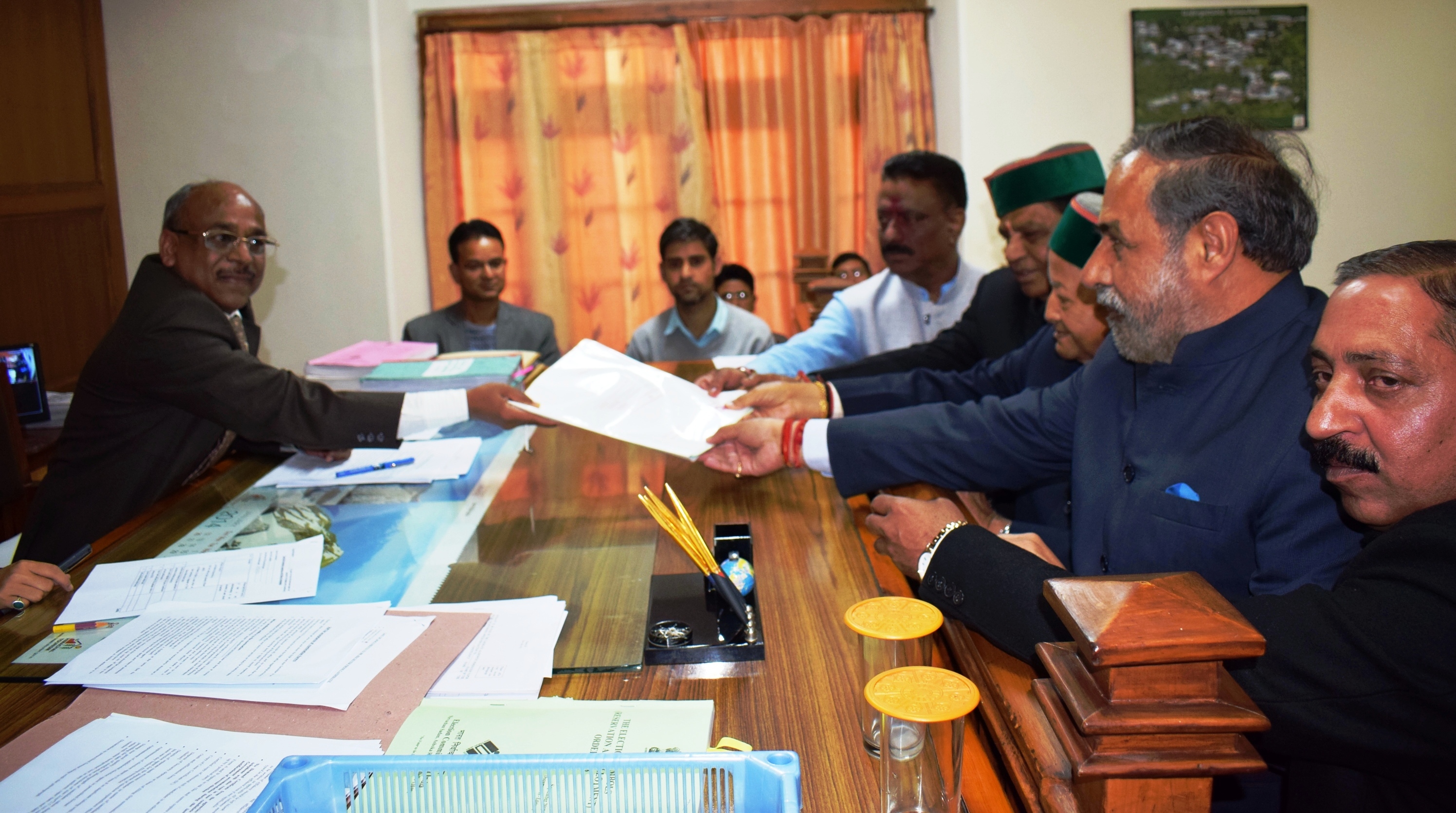 8 people filled nomination papers in shimla