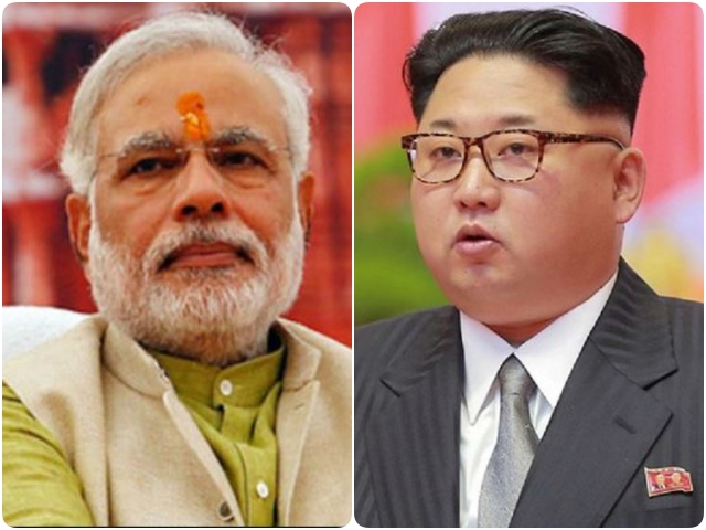 PM modi and kim jong (design photo)