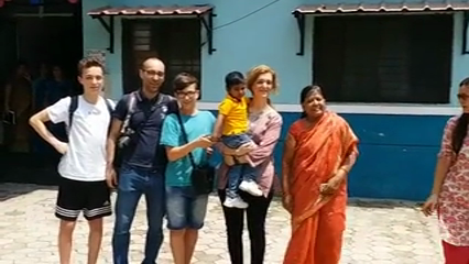 italian couple adopted indian child