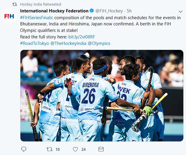 India To Face Russia In FIH Series Finals Opener