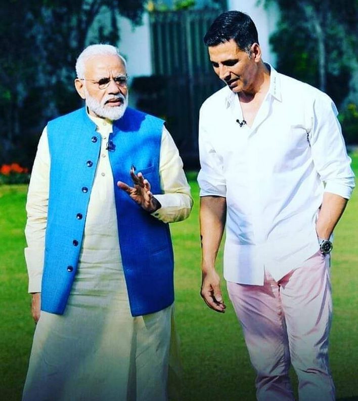 PM with akshay kumar