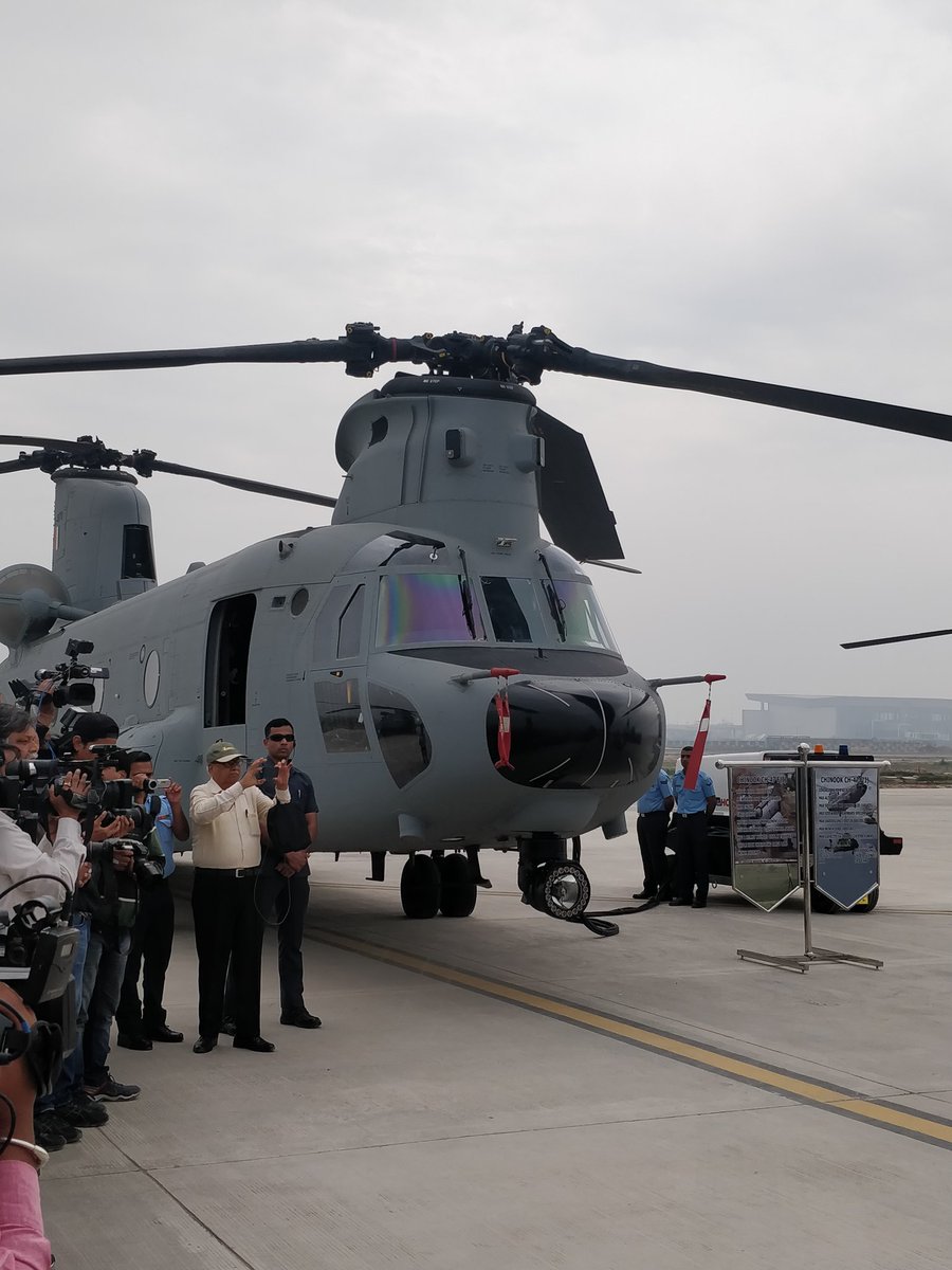 Chinook Helicopters Ceremony