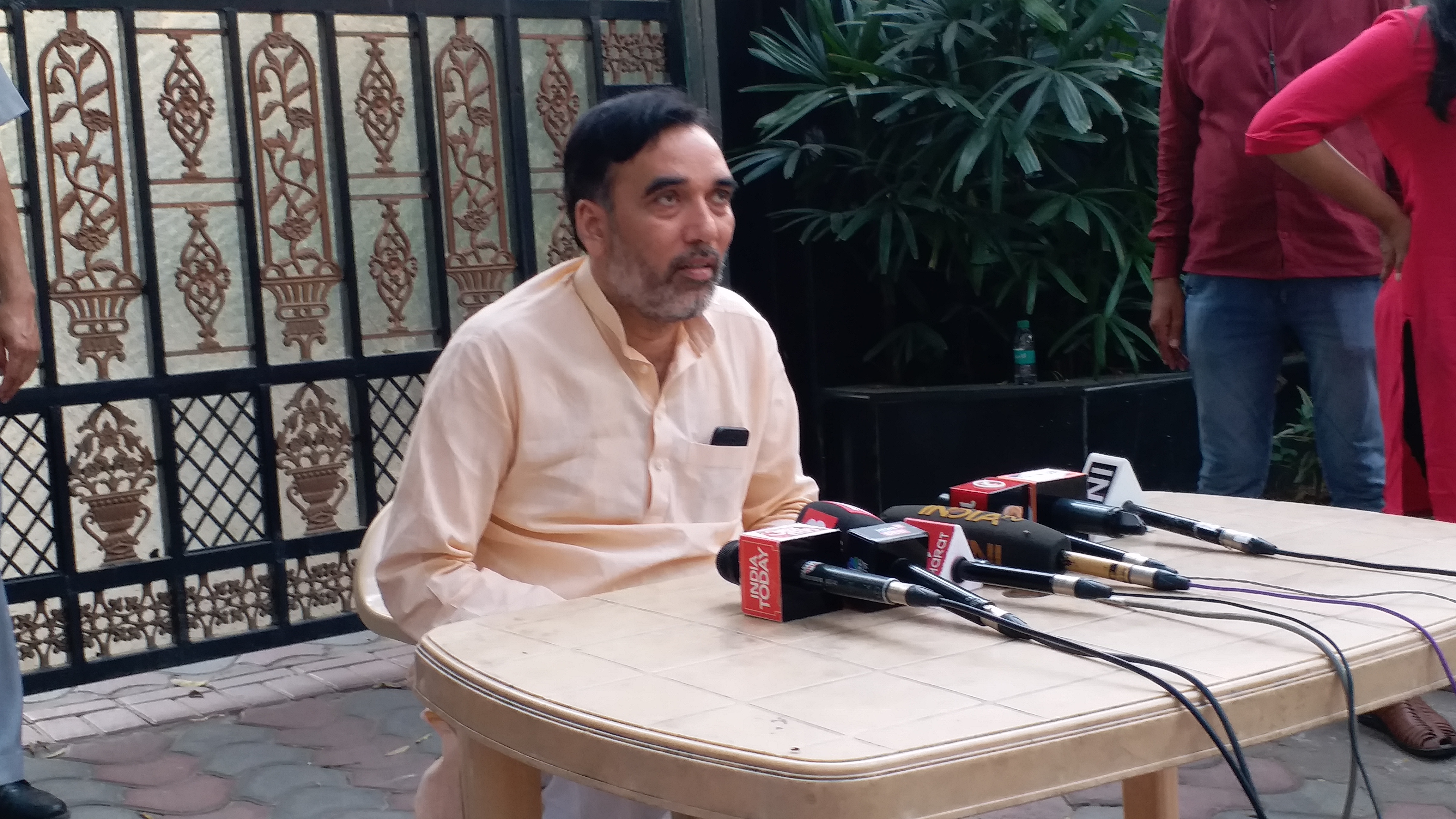 Gopal rai talk to media