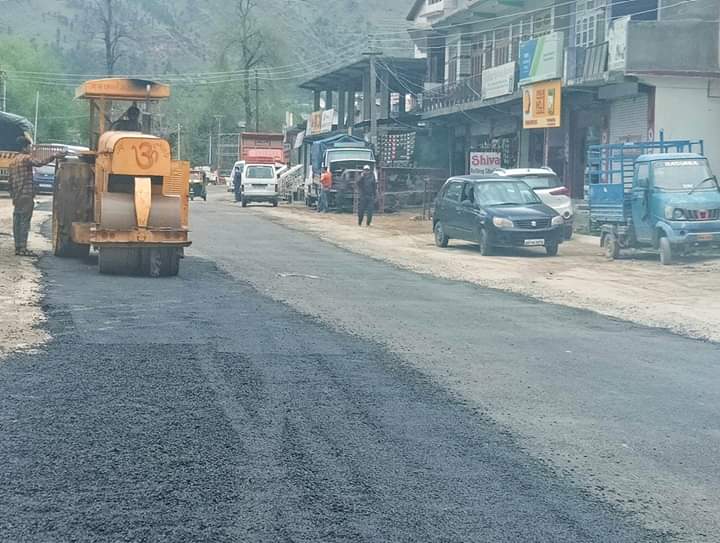 patch work begins from Bhuntar