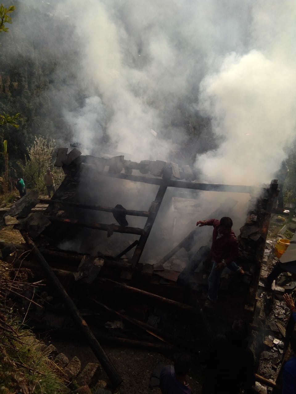 fire caught in mandi