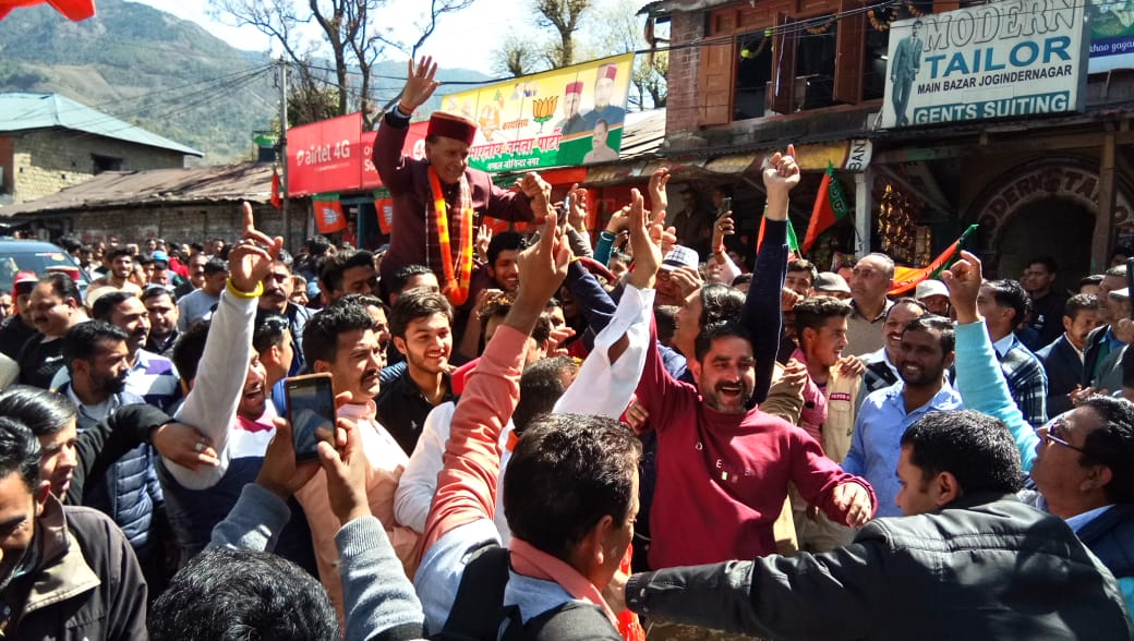 CM Jairam and ramswaroop in Jogindernagar