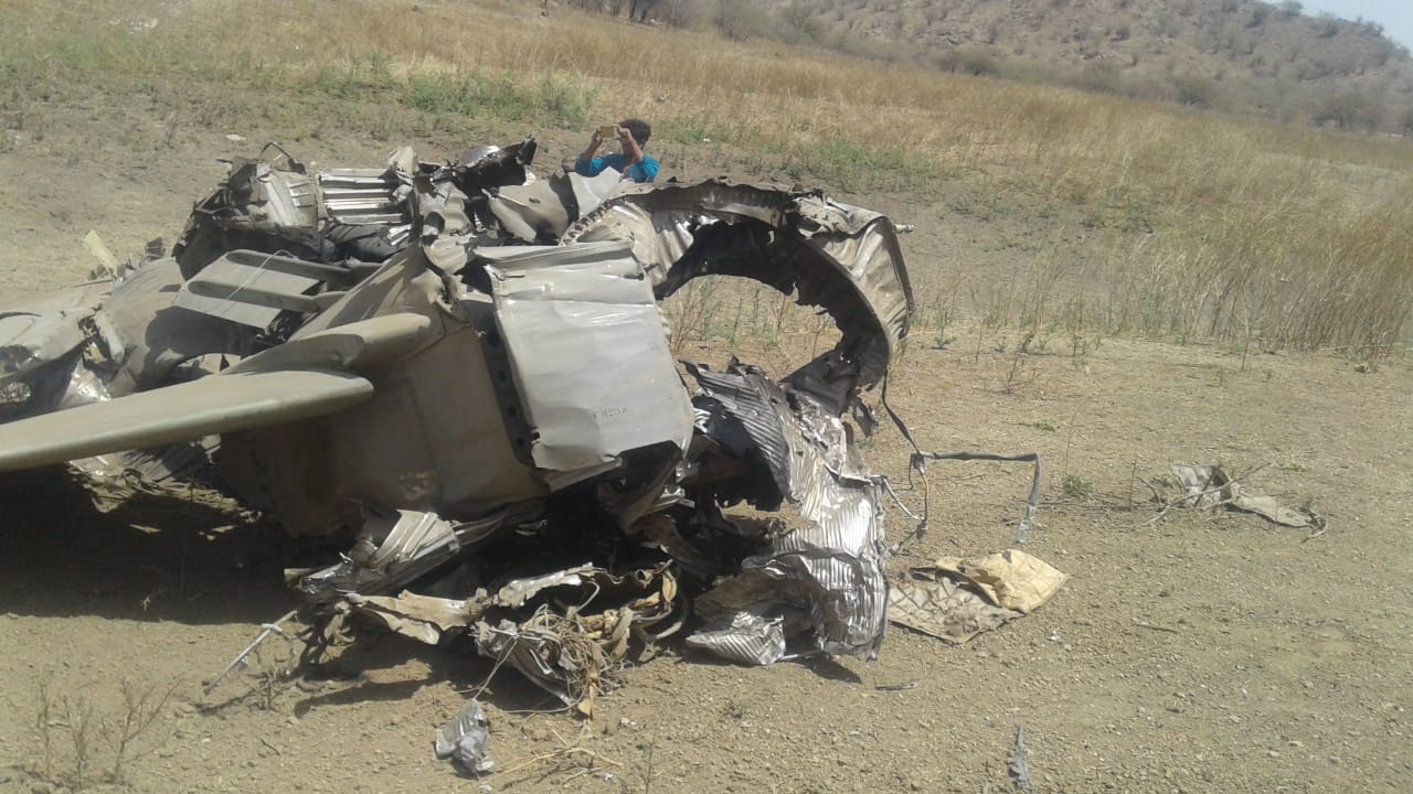 mig 27 crashed of IAF in sirohi