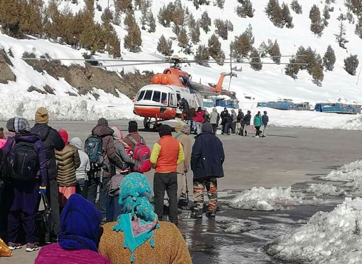 flights moved to Lahoul spiti