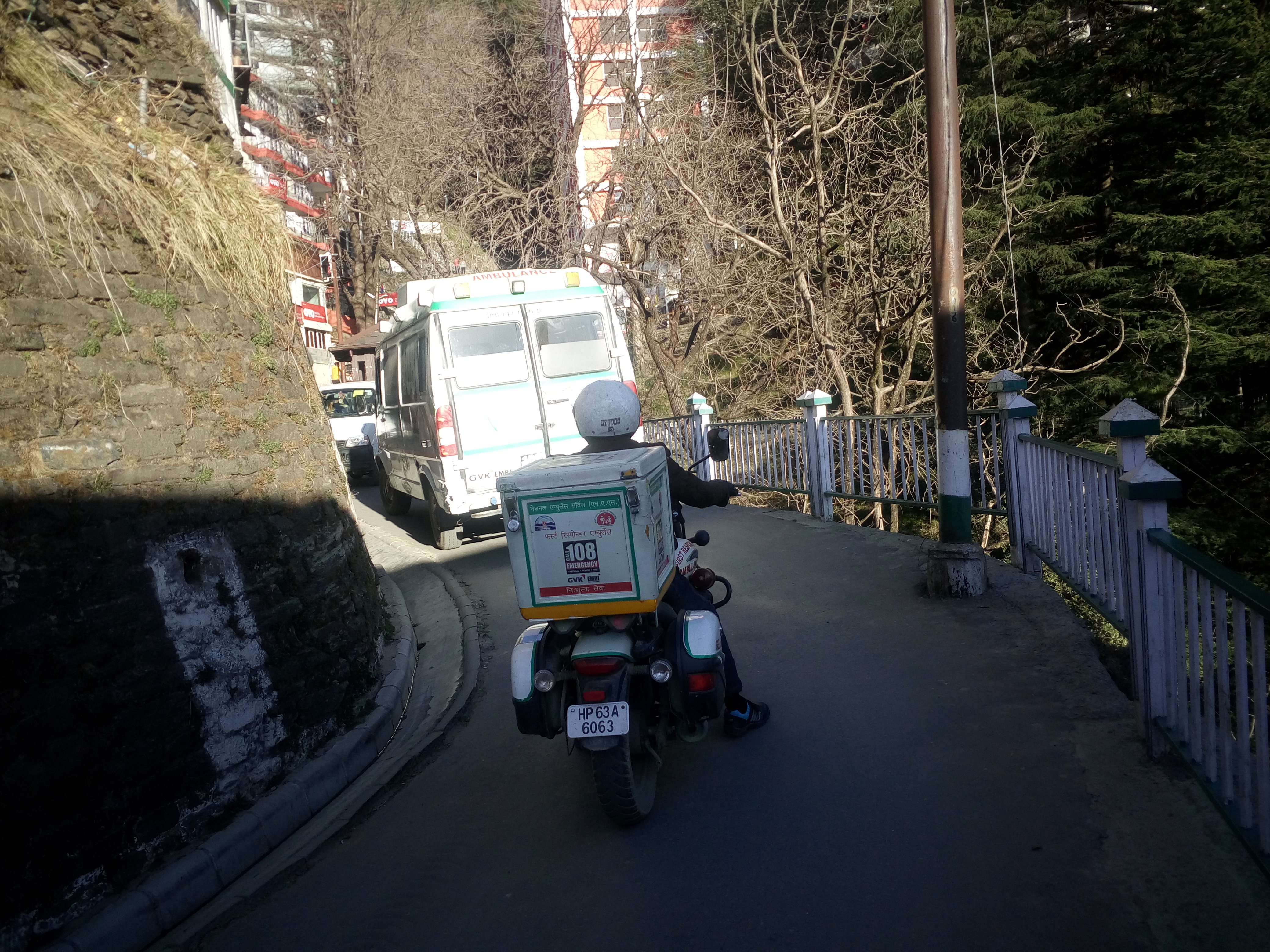 bike ambulance in shimla