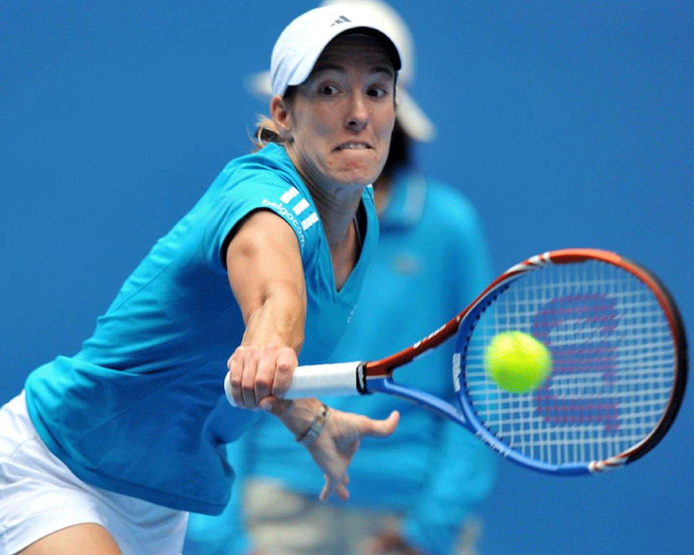 India, role models, tennis, Justine Henin