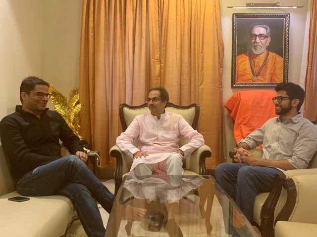 Prasahan Kishor and Uddhav Thakery