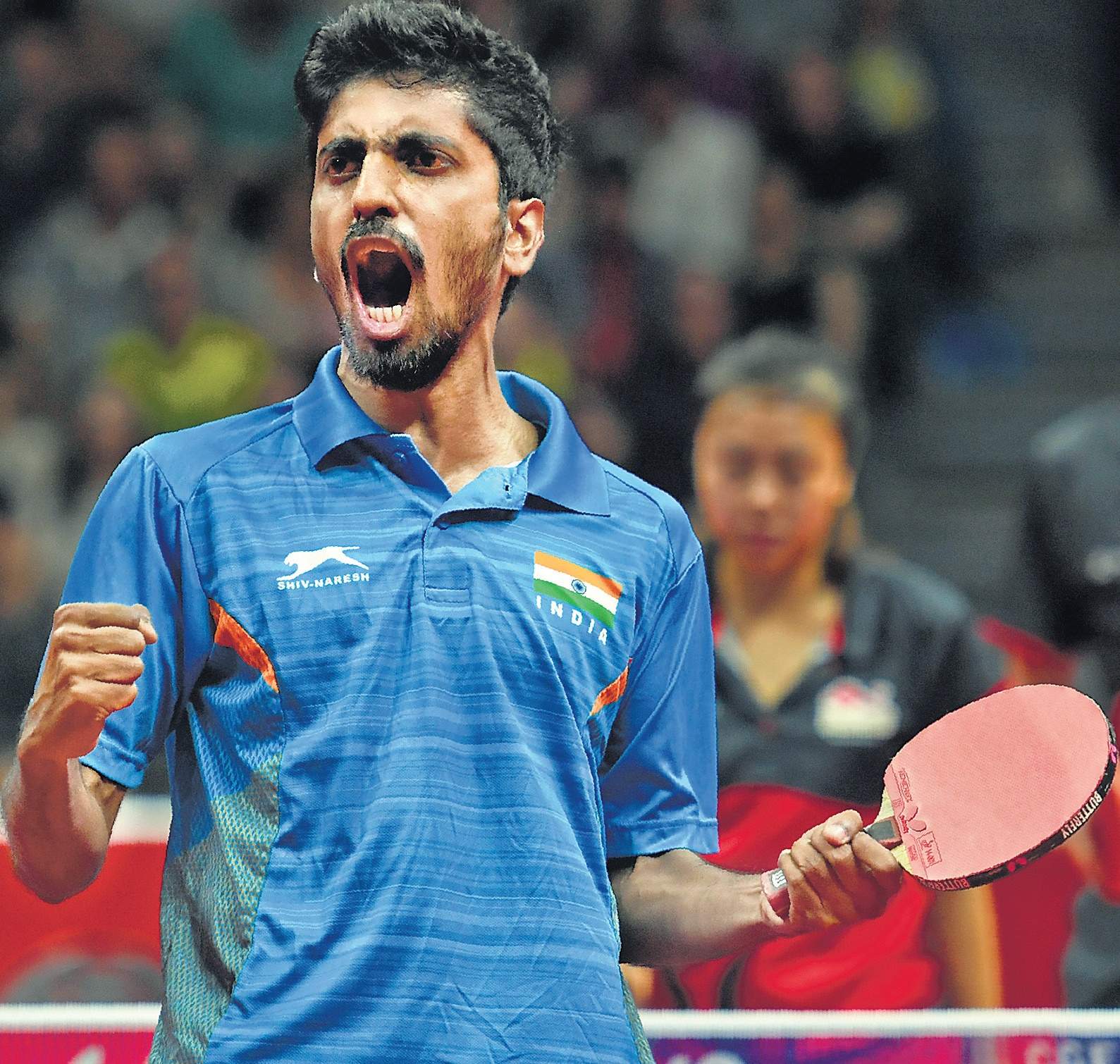 Budapest, Sathiyan , ITTF World C'ship, Christian Pletea