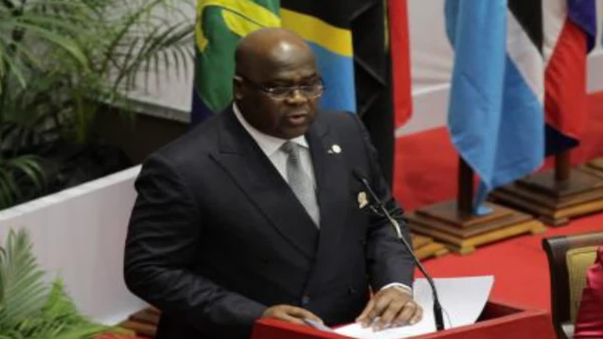 CONGO PRESIDENT FELIX TSHISEKEDI RE ELECTED FOR SECOND TERM