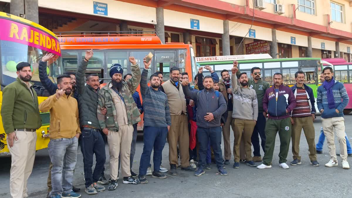 solan private bus operators strike over Hit and run law