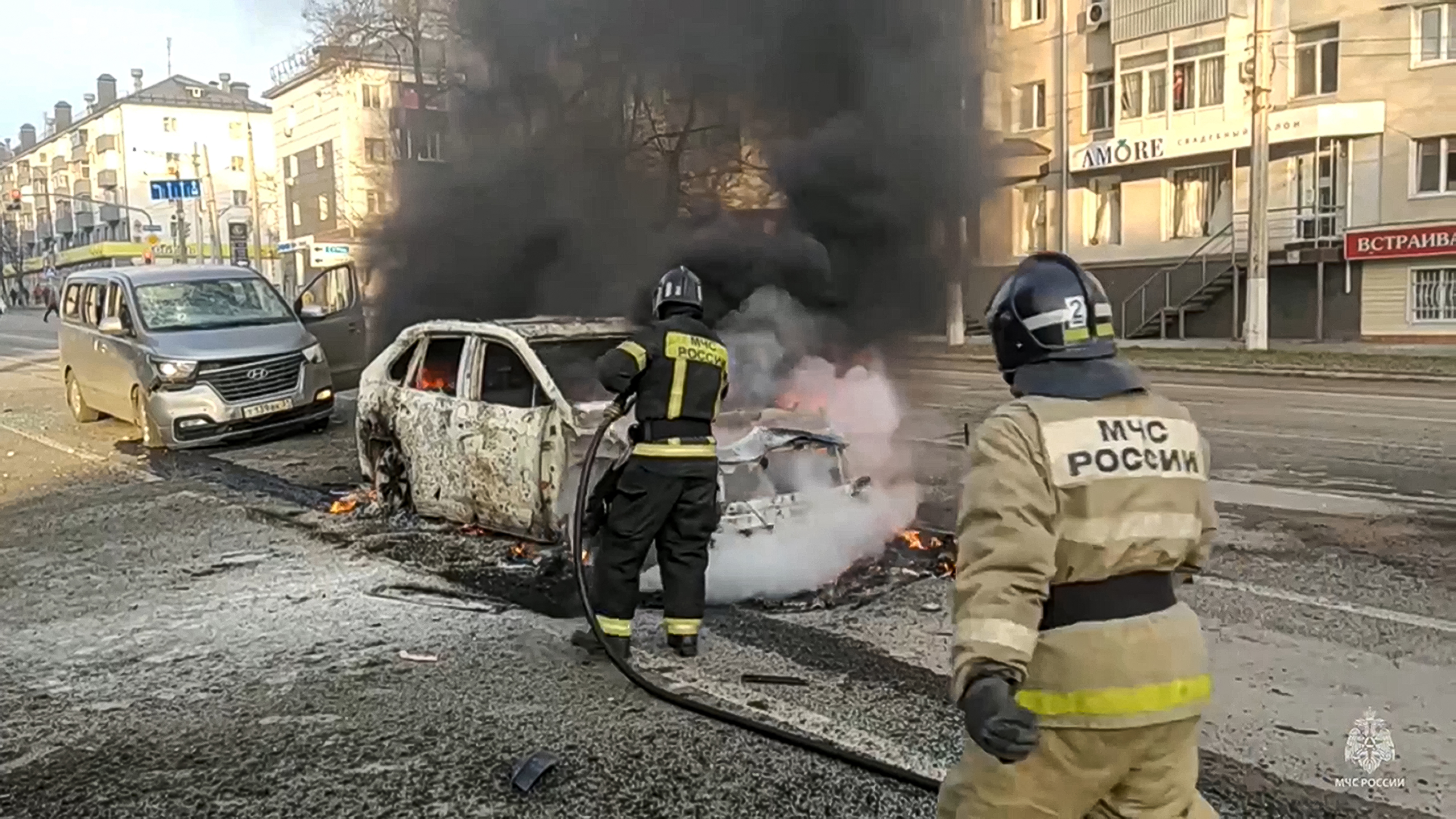 روس کے سرحدی شہر بیلگرود پر یوکرین کی گولہ باری