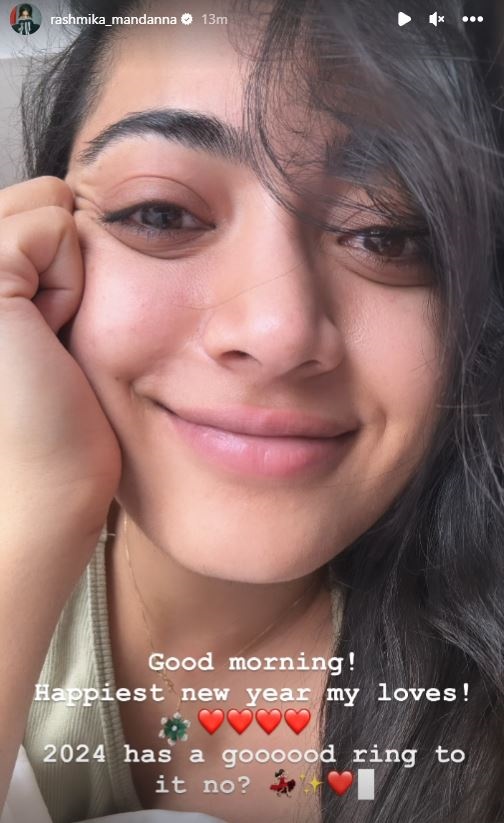 Rashmika Mandanna's Instagram Story