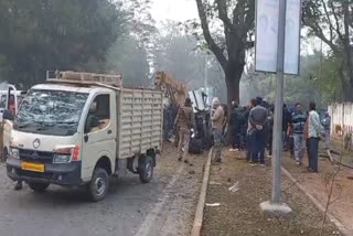 road accident on New Year Day in Jharkhand's Jamshedpur