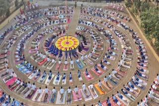 Surya Namaskar in nandurbar