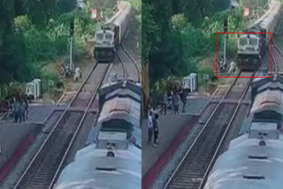 man hit by the train  Malappuram train accident  ട്രെയിൻ തട്ടി പരിക്ക്  വാണിയമ്പലം ട്രെയിൻ അപകടം