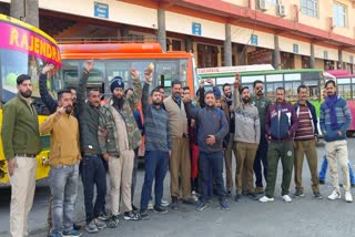 solan private bus operators strike over Hit and run law