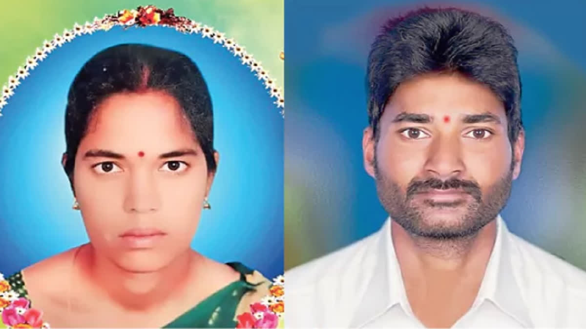 In a tragic incident on New Year at Kamalapur village in Bhupalapalli mandal, a poor couple ended their lives after being harassed by private money lenders