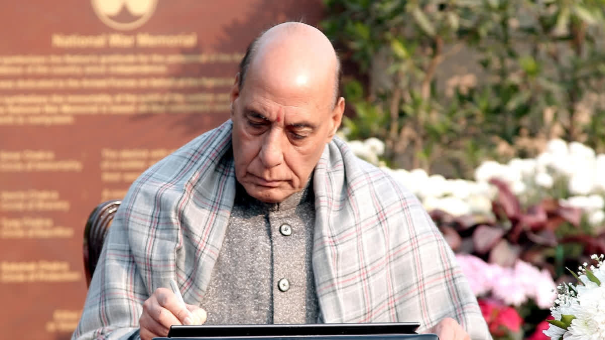 File photo of Defence Minister Rajnath Singh