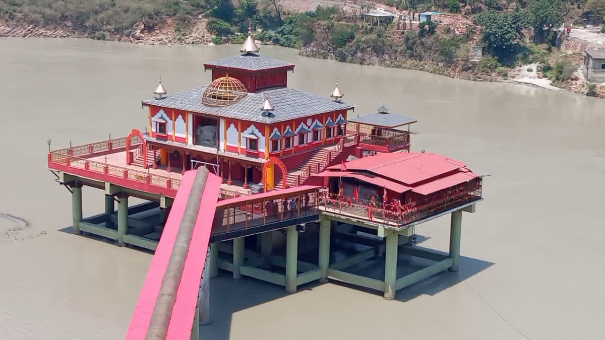 DEVOTEES CROWD AT DHARI DEVI