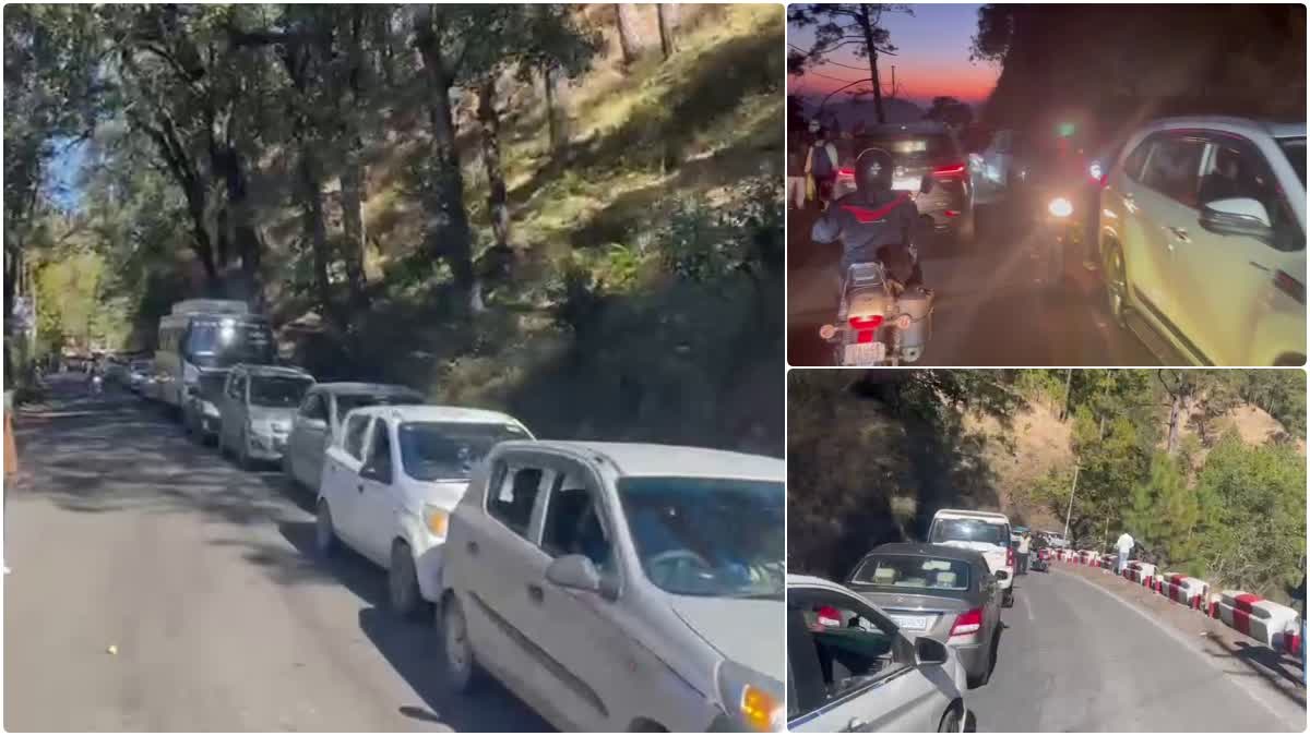 TRAFFIC JAM IN NAINITAL