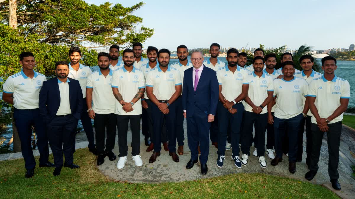 India and Australia teams meet PM Albanese