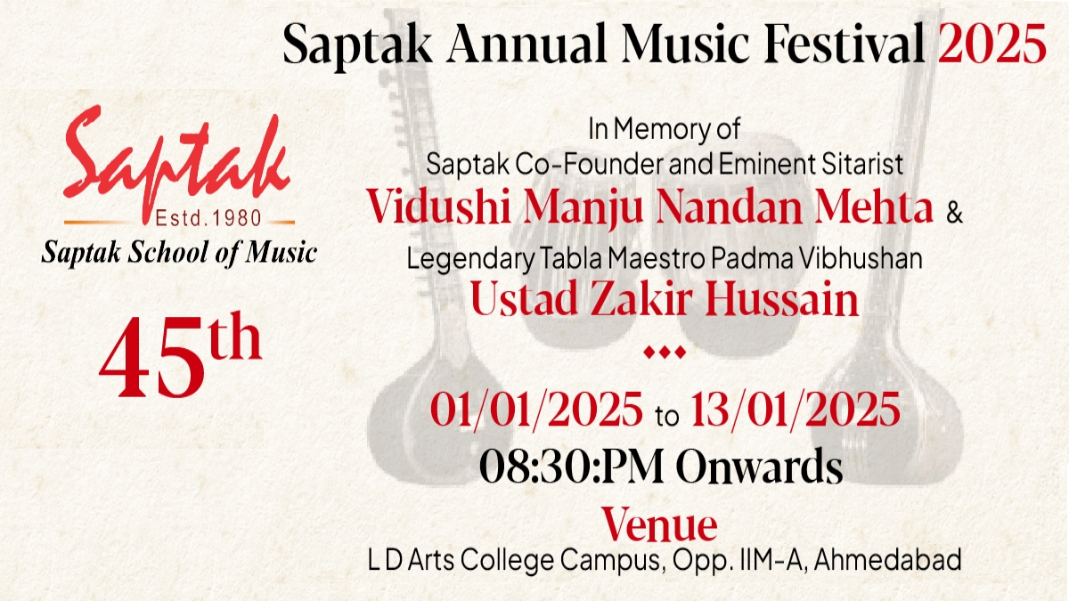 Saptak Music Festival Returns for 45th Edition