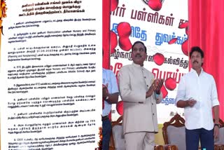 தனியார் பள்ளிகள் அறிவிப்பு, அன்பில் மகேஸ் பொய்யாமொழி