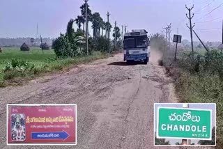 People Are Suffering To Chandole Road In Bapatla District