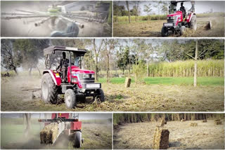 Balers And Rake Machines Simplify Stubble Management For Farmers In Lakhimpur Kheri