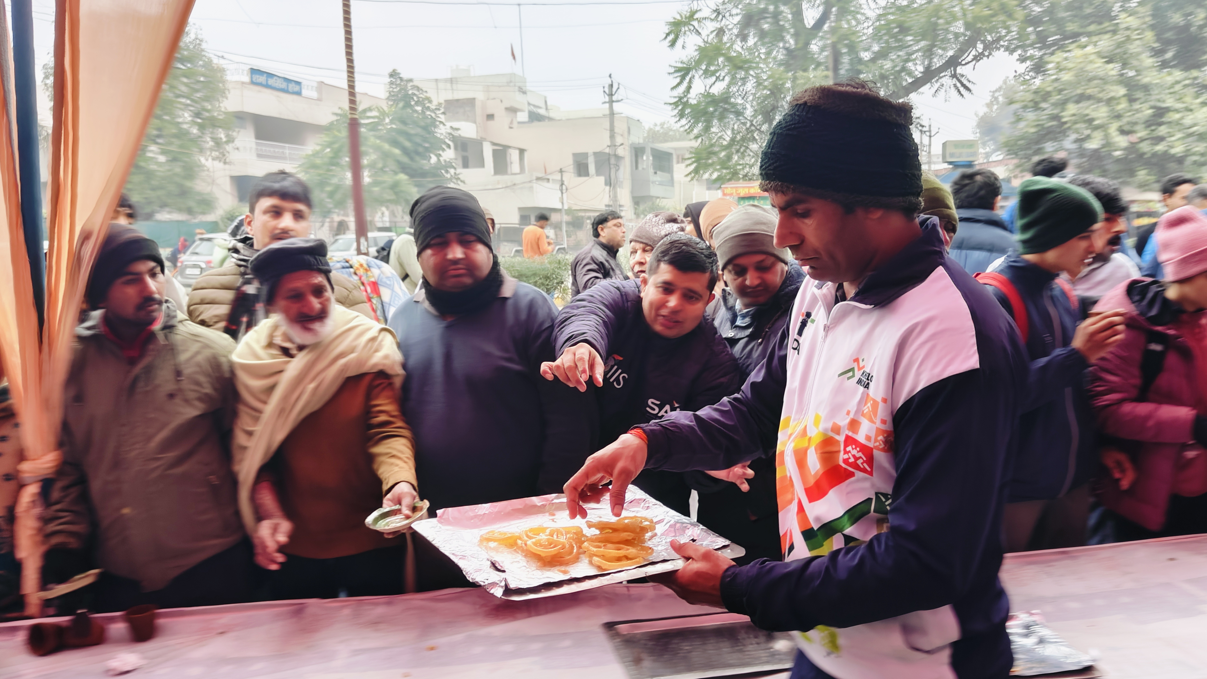 Free Milk jalebi Camp