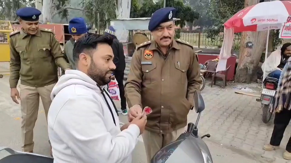 Kurukshetra traffic police unique initiative