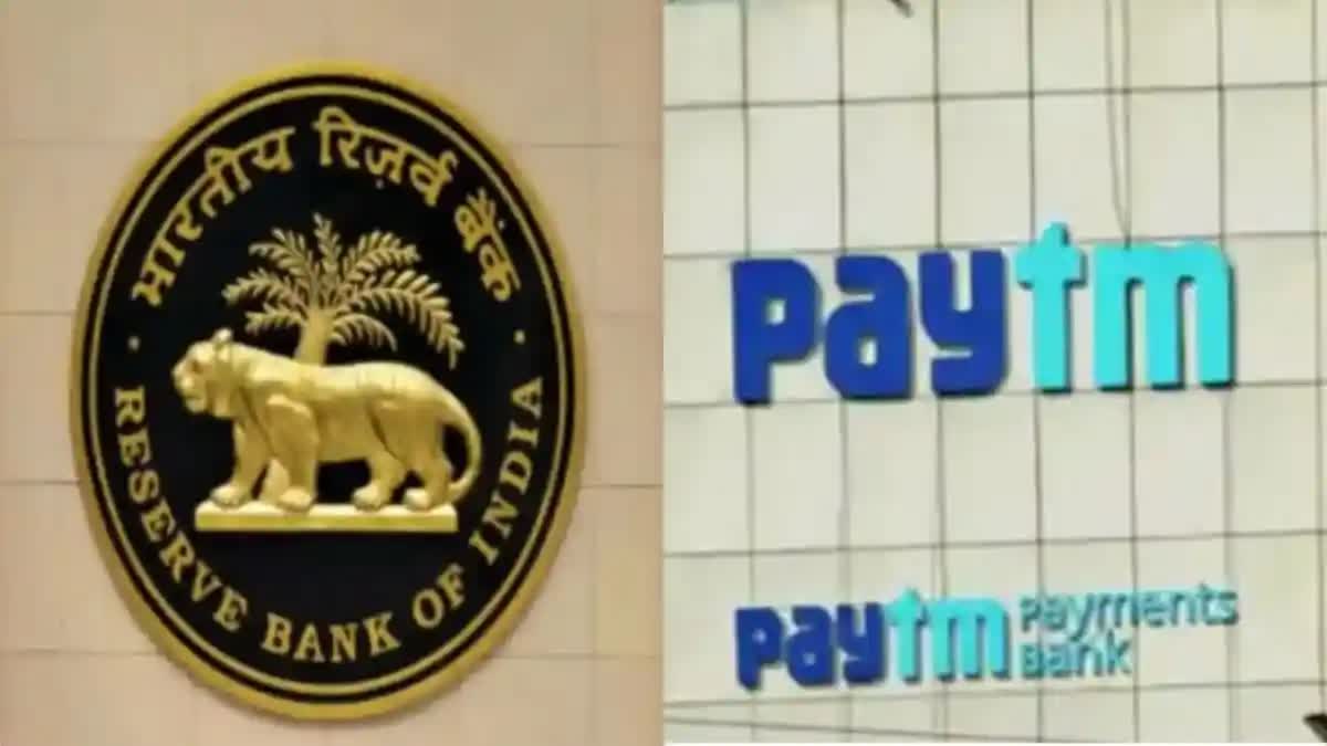 RBI stops Paytm payments  Paytm  പേടിഎമ്മിന് വിലക്ക്  ആര്‍ബിഐ