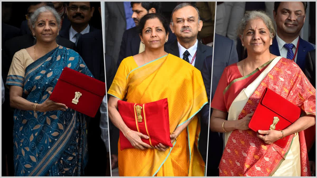 FM Nirmala Sitharaman Budget saree, Interim Budget 2024