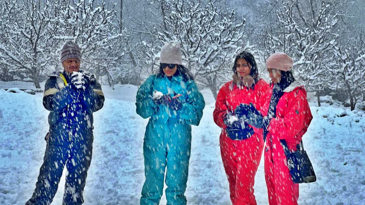 Snowfall In Kullu Himachal