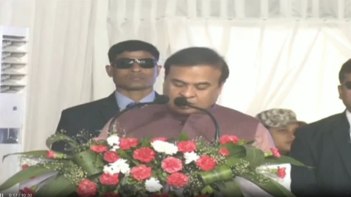 Assam Chief Minister Himanta Biswa Sarma laid foundation stone for 2.84-km flyover.