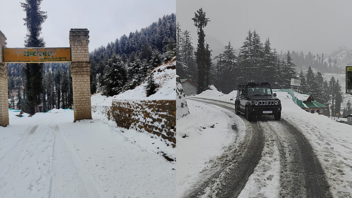 Snowfall in Seraj Valley