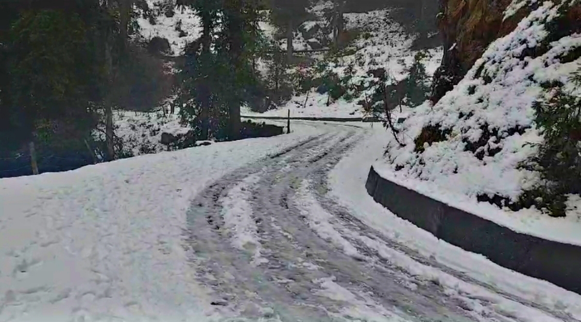 Snowfall in Chamba