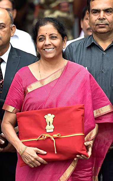 FM Nirmala Sitharaman in 2019