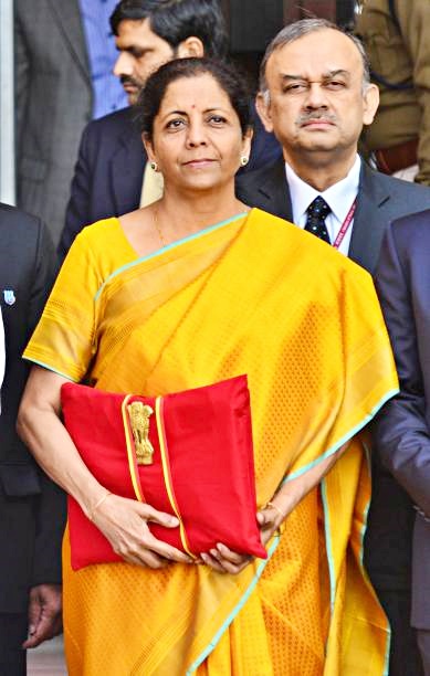 FM Nirmala Sitharaman in 2020