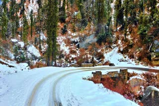 Snowfall in Seraj Valley