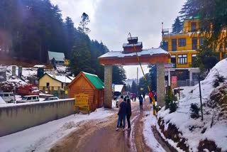 Snowfall in Chamba