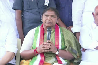 Minister Seethakka Meeting At Mancherial