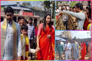 TDP_Nara_Lokesh_Visit_Srisailam_Temple