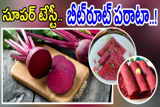 Beetroot Paratha Making Process