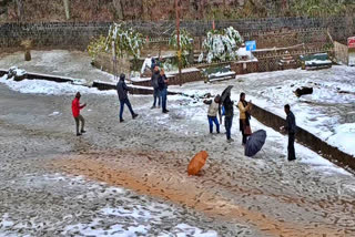 Snowfall In Dharamshala Himachal